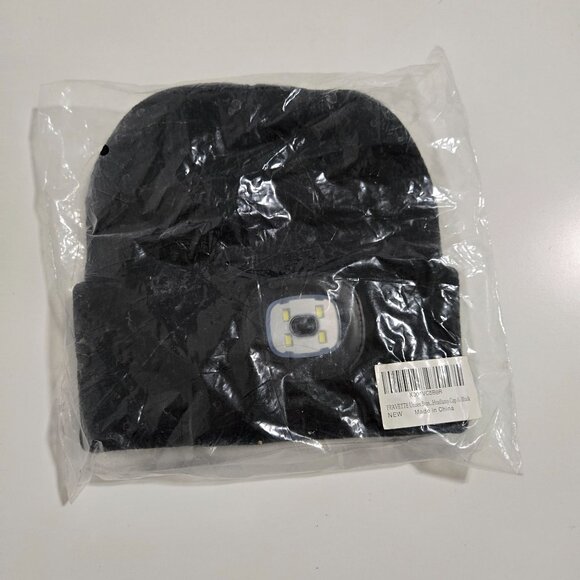 Pravette Unisex‎ Beanie with Light in Black - One Size - Picture 2 of 5